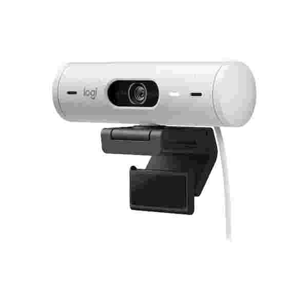 21b83725-944c-48cd-bc92-a772c81e6268 Cámara Web Logitech Brio 500 | Full HD 1080p | USB-C | Color Blanco - Imagen 1