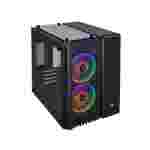 CORSAIR CASE CRISTAL 280X RGB MICRO ATX, NEGRO, USB 3.0 X2, AUDIO IN / OUT, 7 EXPANSION SLOT, 3X 2.5", 2X 3.5", PANEL LATERAL, TOPE Y FRENTE EN CRISTAL TEMPLADO, 2 ABANICOS RGB (CC-9011135-WW)*