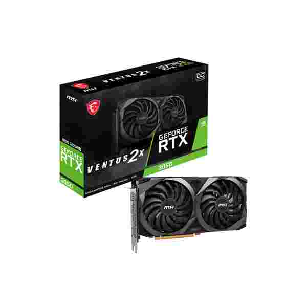 Ventus MSI GEFORCE RTX 3050 VENTUS 2X 8G OCV1 - Imagen 1