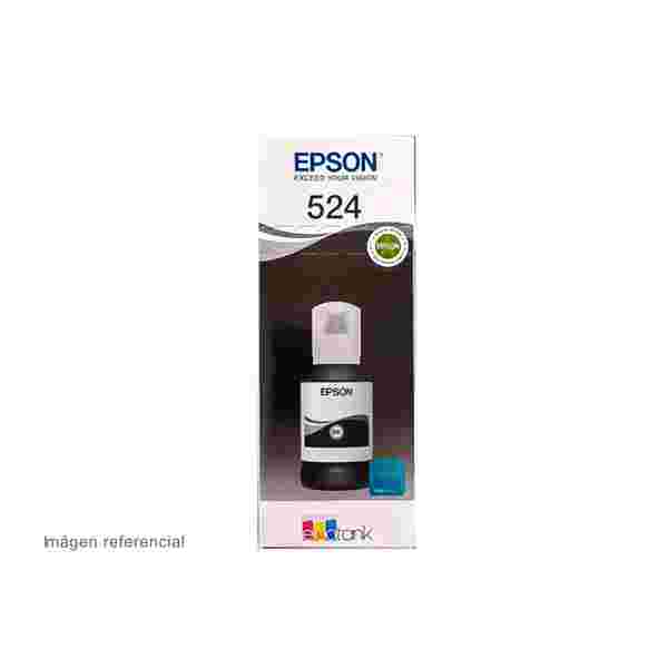 Epson T524 Negro | Botella de Tinta Original | Alto Rendimiento | Para Impresoras EcoTank Serie L - Imagen 1