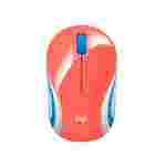 LOGITECH MOUSE M187 INALAMBRICO MINI OPTICO CORAL