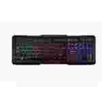 ARGOM TECLADO GAMING COMBAT BACKLIGHT USB INGLES COLOR NEGRO