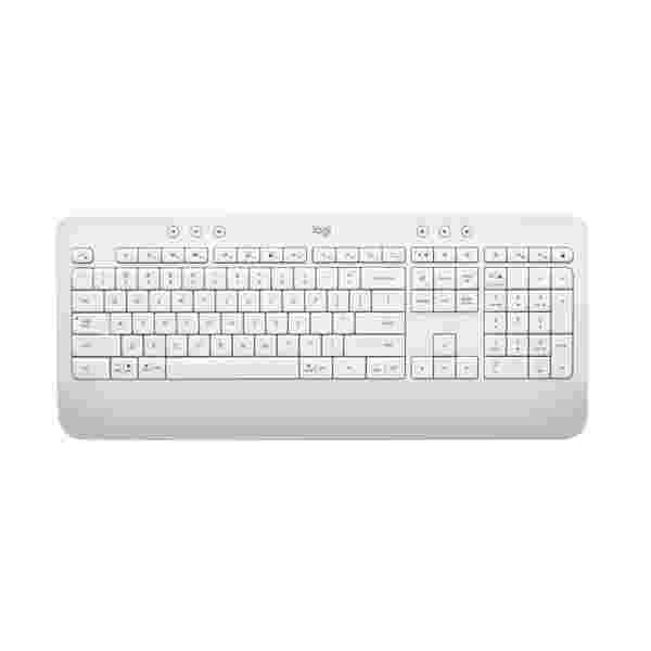 933732 LOGITECH TECLADO K650 WIRELESS Y BLUETOOH INGLES COLOR BLANCO - Imagen 1