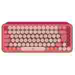 LOGITECH TECLADO POP KEYS WIRELESS MECHANICAL CON TECLAS EMOJIS COLOR HEARTBREAKER ROSE ROSADO