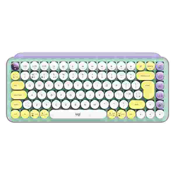 LOGITECH TECLADO POP KEYS WIRELESS MECHANICAL CON TECLAS EMOJIS - Imagen 1