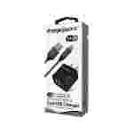 Cargador de Pared Dual USB Chargeworx + Cable Micro USB | 2.4A | 3FT | Negro | Carga Rápida