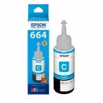 Epson 664 Cyan | Botella de Tinta Original | 70 ml | Para Impresoras EcoTank Serie L