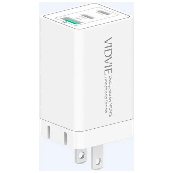 Cargador vidvie plm362 tipo c 30w 3 puertos - Imagen 1