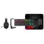 Combo Gaming Fantech P51 – Teclado, Mouse, Mousepad, Headset y Stand