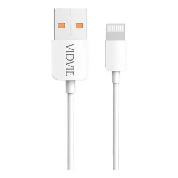 Cable iphone lighting-USB vidvie 1 M - Imagen 1