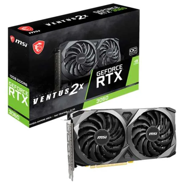 MSI GeForce RTX 3060 Ventus 2X 12G OC - Imagen 1