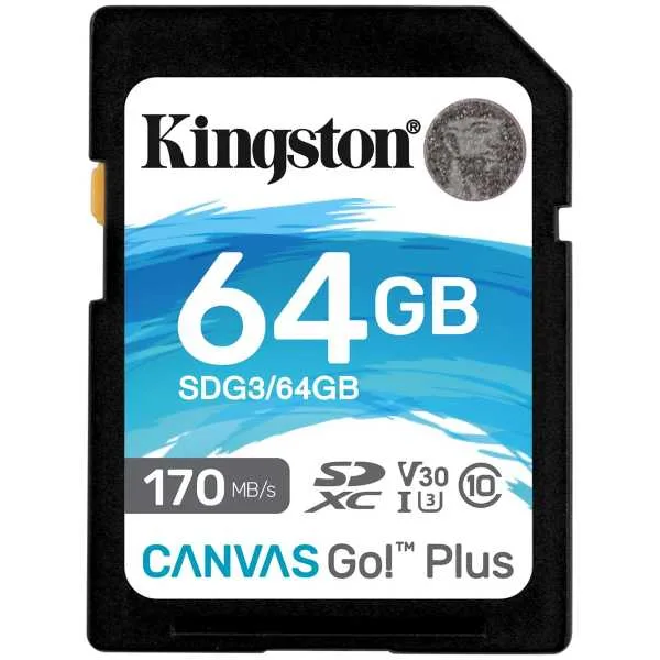 Version 1.0.0 Kingston - MEMORIA SD CANVAS GO PLUS 170MB/S C10, UHS-I, TARJETA SD - Imagen 1