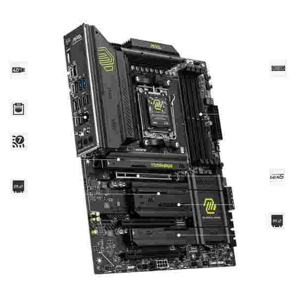 Placa Base MSI MPG X870E CARBON WIFI | AM5 | DDR5 | AMD X870 | Wi-Fi Integrado - Imagen 2