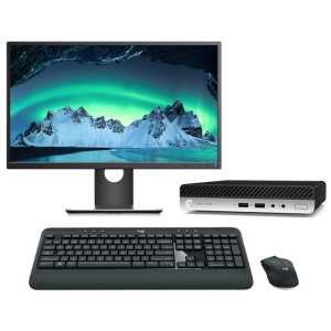 PC de Escritorio HP ProDesk 400 G4 + Monitor + Mouse y Teclado (Combo)