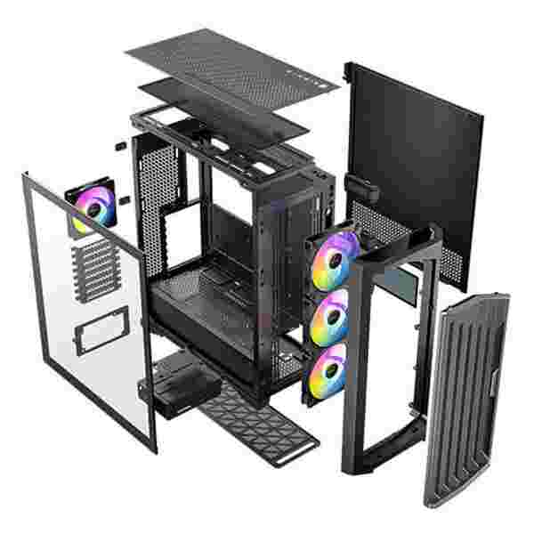 Antec Performance 1 FT ARGB | Full-Tower | Vidrio Templado | 4 Ventiladores | USB-C - Imagen 3