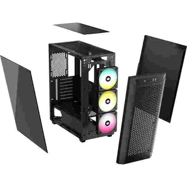 Corsair 480T RGB | Mid Tower | Cristal templado | 3 Ventiladores AR120 RGB | USB 3.0 - Imagen 9