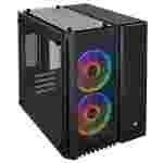 Corsair Crystal 280X RGB | Micro ATX | Vidrio Templado | 2 Ventiladores RGB | Doble Cámara