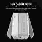 Corsair 2500D Airflow | Mid Tower | Dual Chamber | mATX / mini-ITX | Blanco - Imagen 3