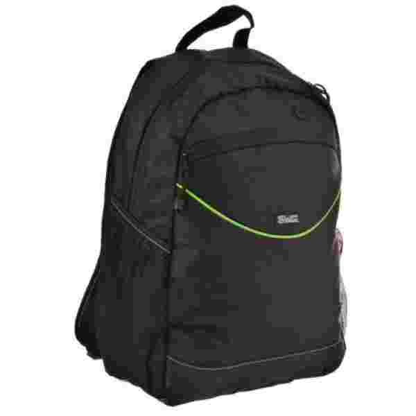 mochila-para-notebooks-slim-marca-klip-xtreme-knb-050-venta-en-uruguay-montevideo-worldmaster-com-uy-1353 KlipX | Mochila para Laptop 15.6" | Compartimentos MĂșltiples | Resistente | Negro y Verde - Imagen 1