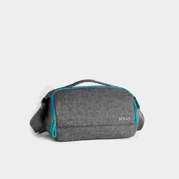 Bulto de Mano para Máquina de Corte Cricut Joy y Herramientas | Estuche de Transporte | 11.6 x 6.3 x 4.5" | Gris/Menta - Imagen 1
