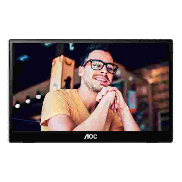 AOC 15.6" | Monitor Portátil | IPS | Full HD 1920x1080 | 60Hz | 4ms | USB-C - Imagen 1