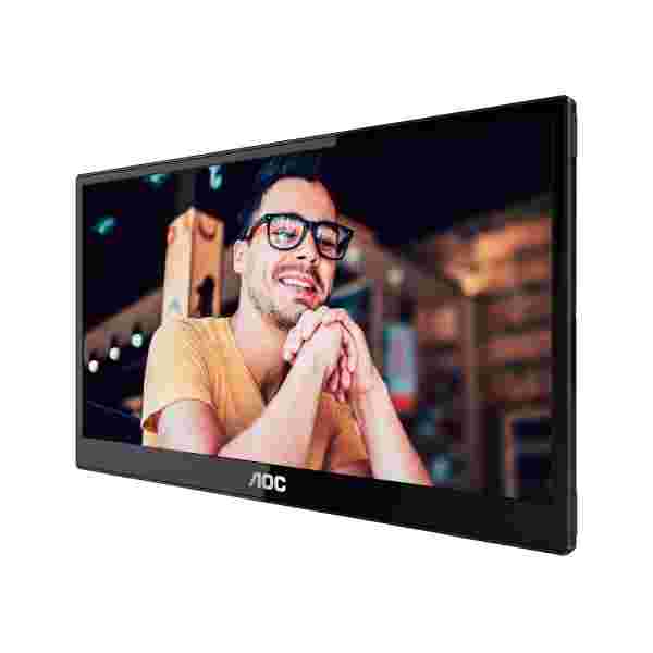 AOC 15.6" | Monitor Portátil | IPS | Full HD 1920x1080 | 60Hz | 4ms | USB-C - Imagen 3
