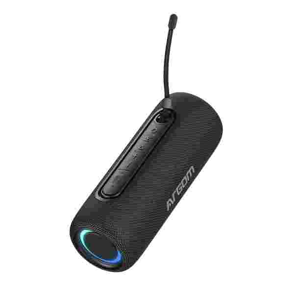 Argom Radyon X30 | Bocina Bluetooth 10W | 2 Canales | IPX5 | TWS | RGB | Negro - Imagen 2