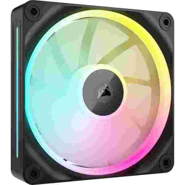Corsair_iCUE_QX120_RGB Corsair iCUE QX120 RGB | Abanico Magnético para Case 120 mm | RGB Lateral | Negro - Imagen 1