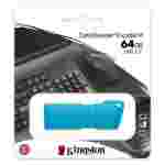 Kingston DataTraveler Exodia 64GB | USB 3.2 Gen 1 | Memoria Flash USB | Azul Neón