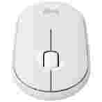Logitech M350s Pebble | Mouse Inalámbrico Bluetooth | Óptico | Ultra Delgado | Off-White - Imagen 2