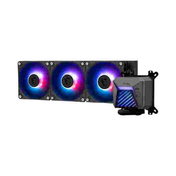 MSI_MAG_CoreLiquid_A15_360 MSI MAG CoreLiquid A15 360 | Refrigeración Líquida AIO | 360 mm | 3×120 mm ARGB Gen 2 | Negro | Intel / AMD - Imagen 1