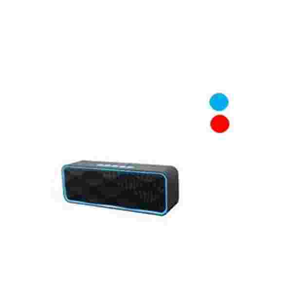 Myo_BT Myo BT | Bocina Inalámbrica Bluetooth | USB / Micro SD | Portátil | Negro/Azul - Imagen 1