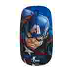 XTECH Marvel Avengers Captain America | Mouse Inalámbrico | 800–1600 DPI | 4 Botones | Wireless USB