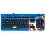 Xtech Marvel Captain America XTK-M401CA | Teclado USB Multimedia | Idioma Español | Diseño Temático | Negro/Azul