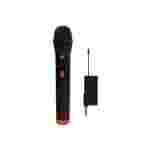 XTech Unixon | Micrófono Inalámbrico UHF | Receptor Recargable | Negro