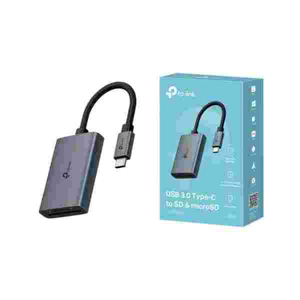 Adaptador_TP-Link_USB_3.0_Tipo-C_a_SD_y_MicroSD Adaptador TP-Link USB 3.0 Tipo-C a SD y MicroSD | Lector de Tarjetas 3.0 | Hasta 5 Gbps - Imagen 1