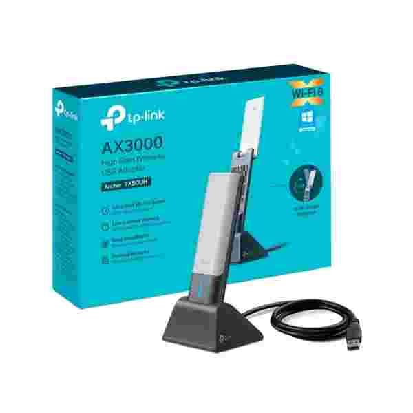 Adaptador_USB_TP-Link_Archer_TX50UH_Wi-Fi_6_AX3000 Adaptador USB TP-Link Archer TX50UH | Wi-Fi 6 AX3000 | USB 3.0 | Doble Banda - Imagen 1