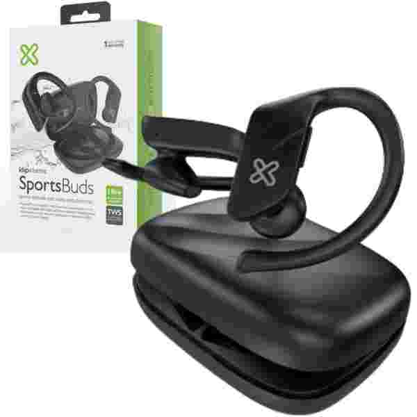 Audífono_con_Micrófono_KLIPX_OpenBud_Com Audífono con Micrófono KLIPX OpenBud Com | Open-Ear | Bluetooth 5.3 | IPX5 | Negro | KOE-250BK - Imagen 1