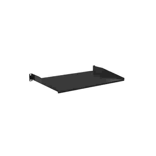 Bandeja para Rack 19" | 1U | Negra | Sólida | Soporta 44 lbs (NPS-S11U3B) - Imagen 1