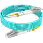 Cable Patch Cord Fibra Óptica LC-LC MM OM3 3 m | Multimodo 50/125