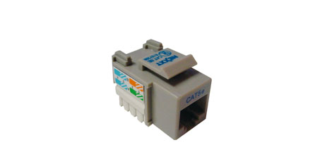 Jack Mini Keystone NEXXT CAT5E | Tipo 110 | Color Gris