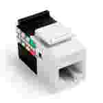 Jack RJ-45 Leviton Cat 5e | Conector de Red Blanco
