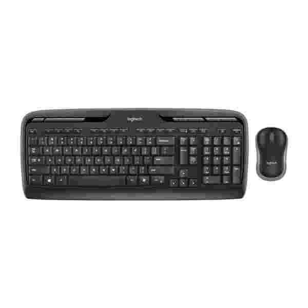 Logitech_MK320 Logitech MK320 | Teclado y Mouse Inalámbricos | Inglés | Receptor USB 2.4 GHz | Combo PC - Imagen 1
