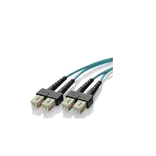 Patch Cord de Fibra Leviton | Multimodo 50/125 | SC a SC | Dúplex | 3 Metros - Imagen 1