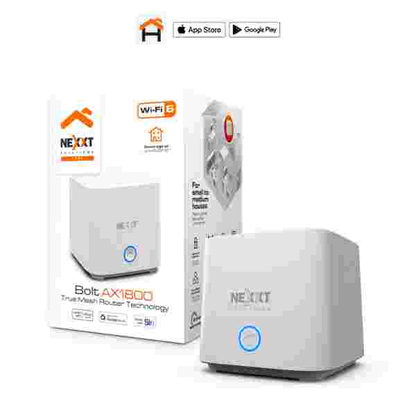 Router_Wireless_Mesh_Nexxt_Bolt_AX1800 Router Wireless Mesh Nexxt Bolt AX1800 | Dual Band Wi-Fi 6 | 3 Puertos Ethernet | NCM-X1800 - Imagen 1