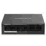 Switch 6 Puertos TP-Link Mercusys MS106LP | 4 Puertos PoE+ | 10/100 Mbps | Desktop