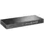 Switch TP-Link | 16 Puertos PoE+ | Fast Ethernet | 2 Puertos Gigabit | 2 SFP Combinados