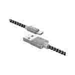 Cable Micro USB Havit | 3 FT (0.9m) | Gris Trenzado | Carga y Datos | (HV-CB727X)