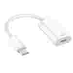 Adaptador Apple de Lightning a USB-C | Carga, Datos y Audio | Diseño Compacto | Blanco