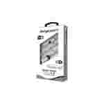 Cable Lightning ChargeWorx 3FT Piel Trenzada Plateado (CX4713SL)